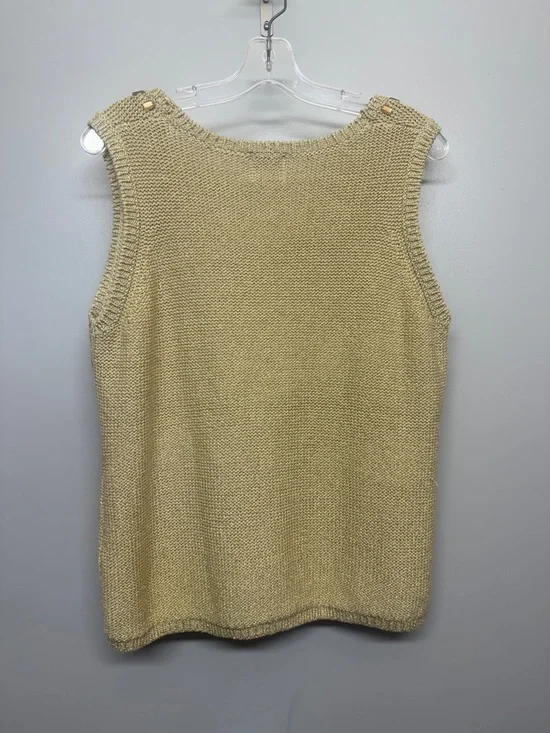 Ruby Rd Cream Jeweled Knit Tank Top - Picture 6 of 6